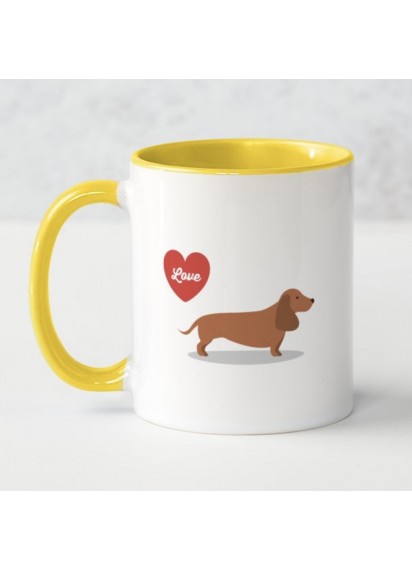 Dachshund love mug